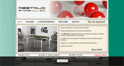 Desktop Screenshot of biliardirestaldi.com