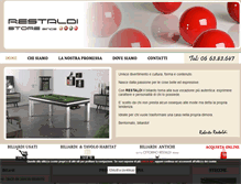 Tablet Screenshot of biliardirestaldi.com